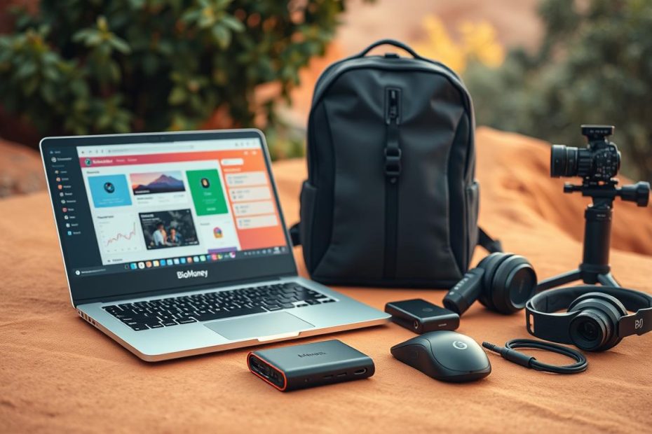 Equipamento esencial para nómadas digitales