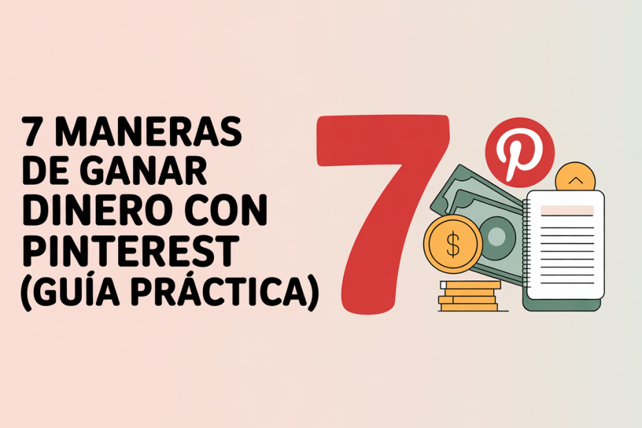 7 maneras de ganar dinero con Pinterest (guía práctica)